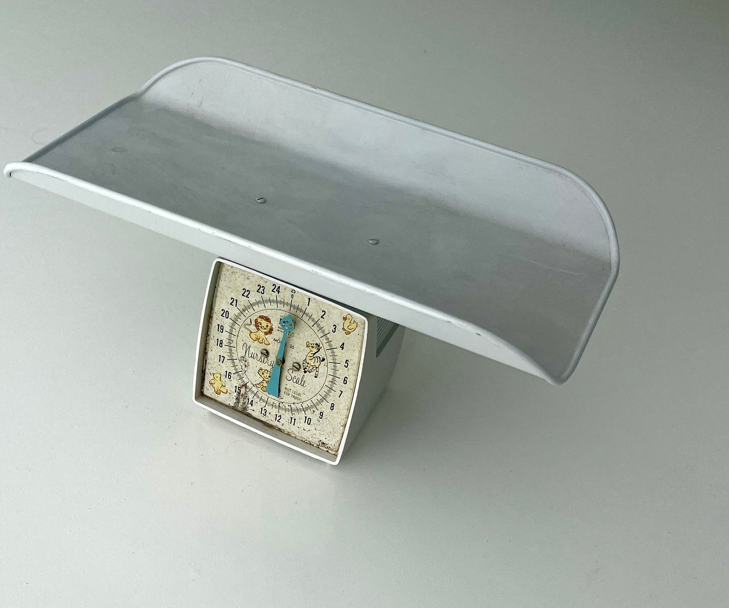 Vintage metal scale