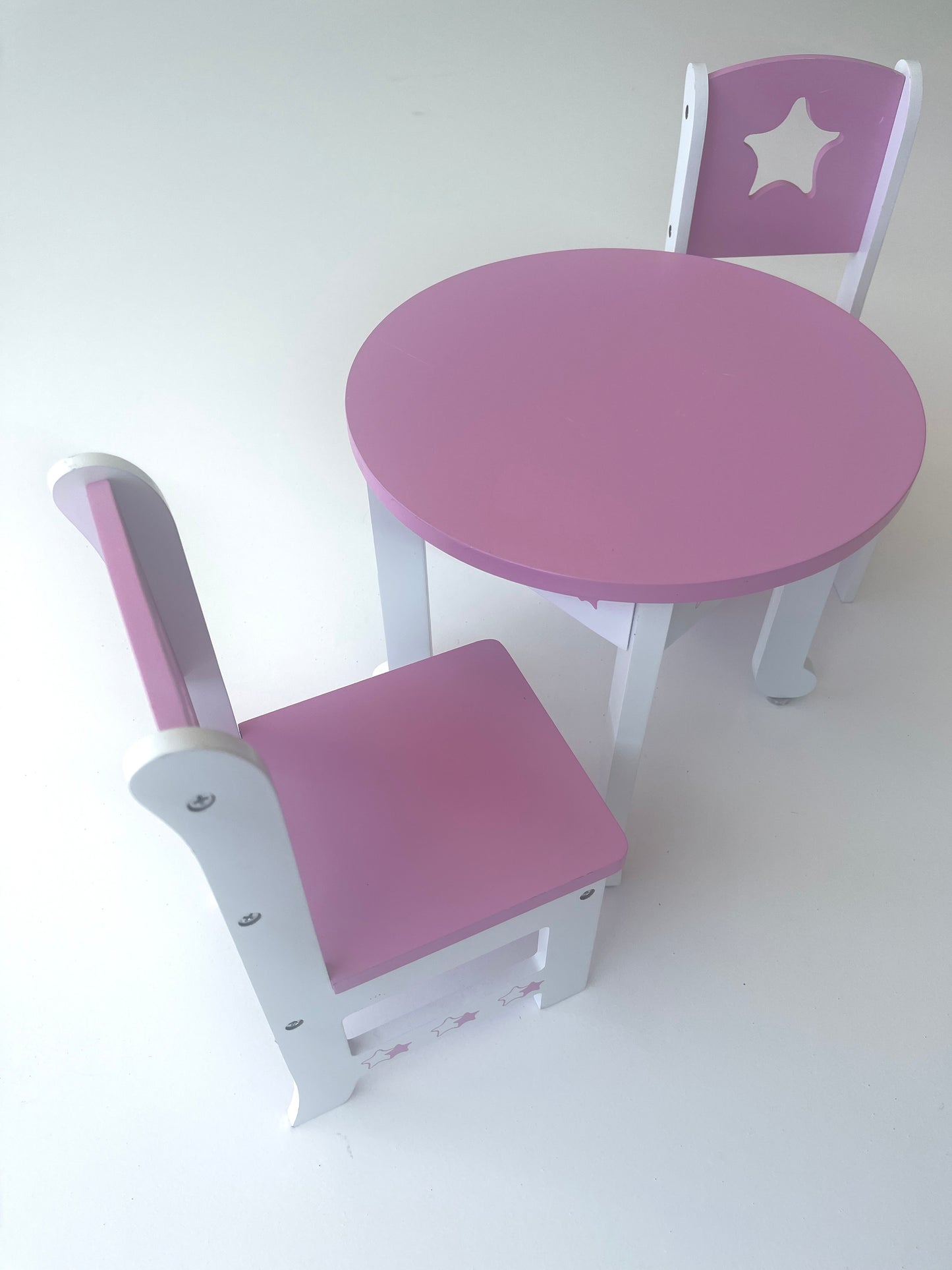 Pink Table & Chairs