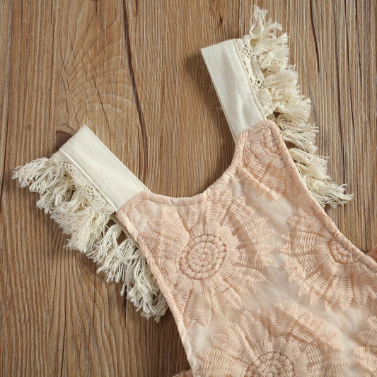 Boho Fringe Romper