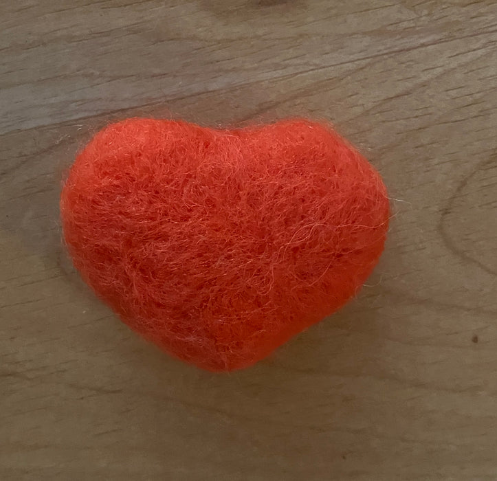 Tiny Felted Heart — Auspicious Laundry Store