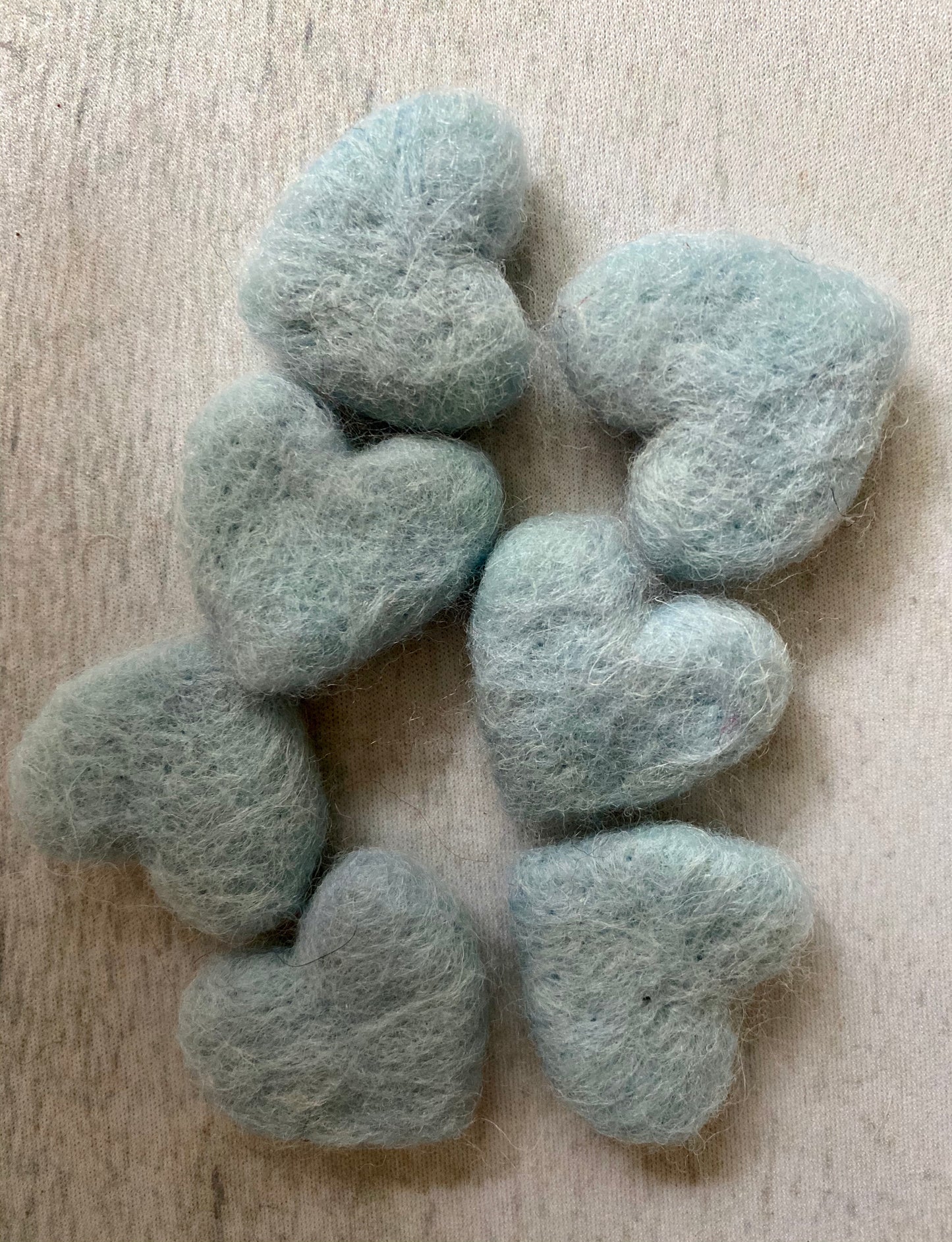 Tiny Felted Hearts - Auspicious Laundry Store