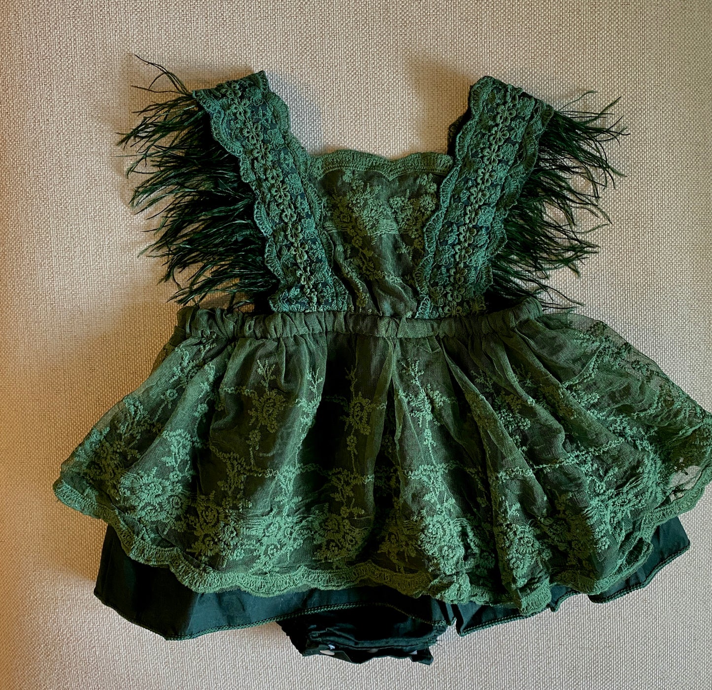 Romper/Dress Green or Pink