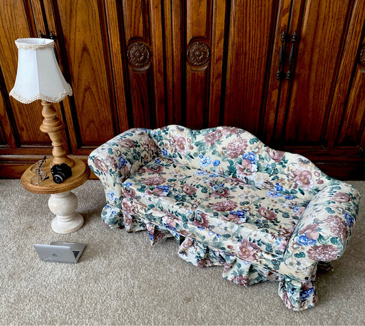 Flower Print Couch